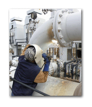 Welder at our site